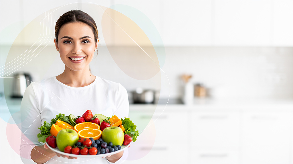 Nutrition hacks for fat loss and muscle gain in a blog post image